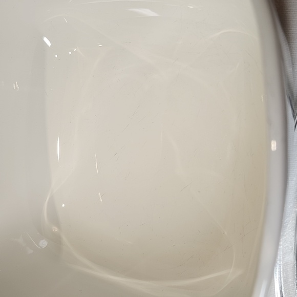 1959s corningware 7" Casserole dish 025 Embossed Botton . stylized flam… - Picture 3 of 8